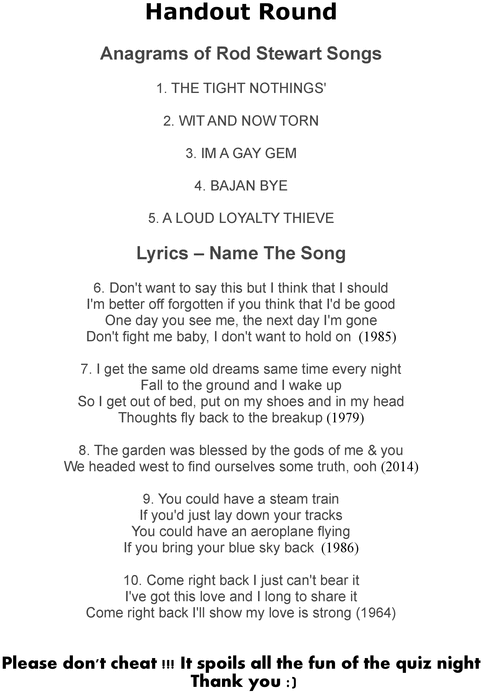 Product picture Music Quiz 2015 - Week 5