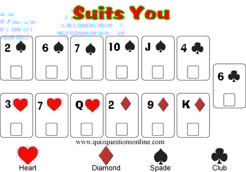 Product picture Suits You Card Game