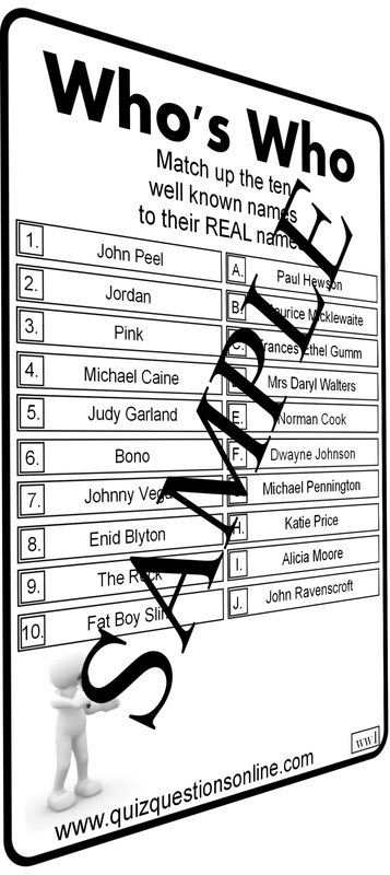 Product picture Handout Round - Whos Who ref - ww1