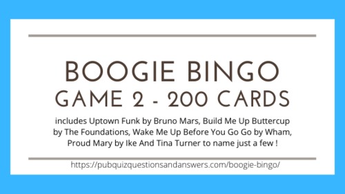 Product picture Music Bingo Game 2 - 200 Tickets