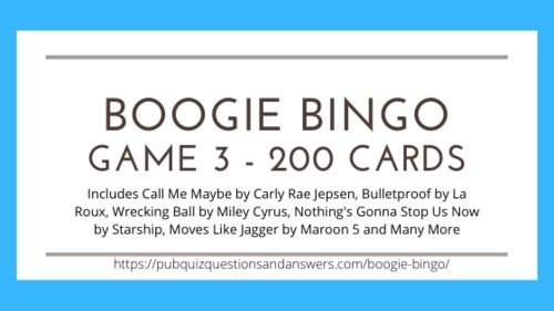 Product picture Music Bingo Game 3 - 200 Tickets