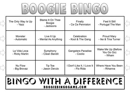 Product picture Music Bingo Game 2 - 50 Tickets